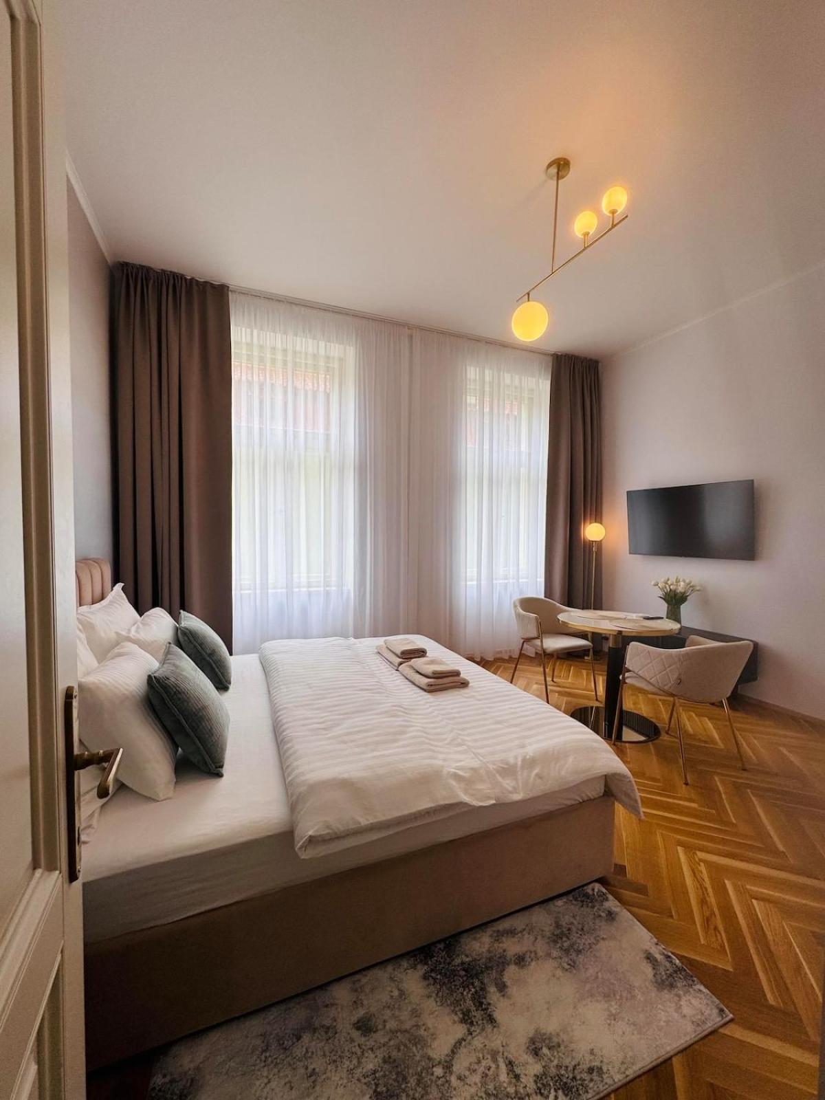 Luxemi Apartments I City Center Premium Studio Praha Rom bilde
