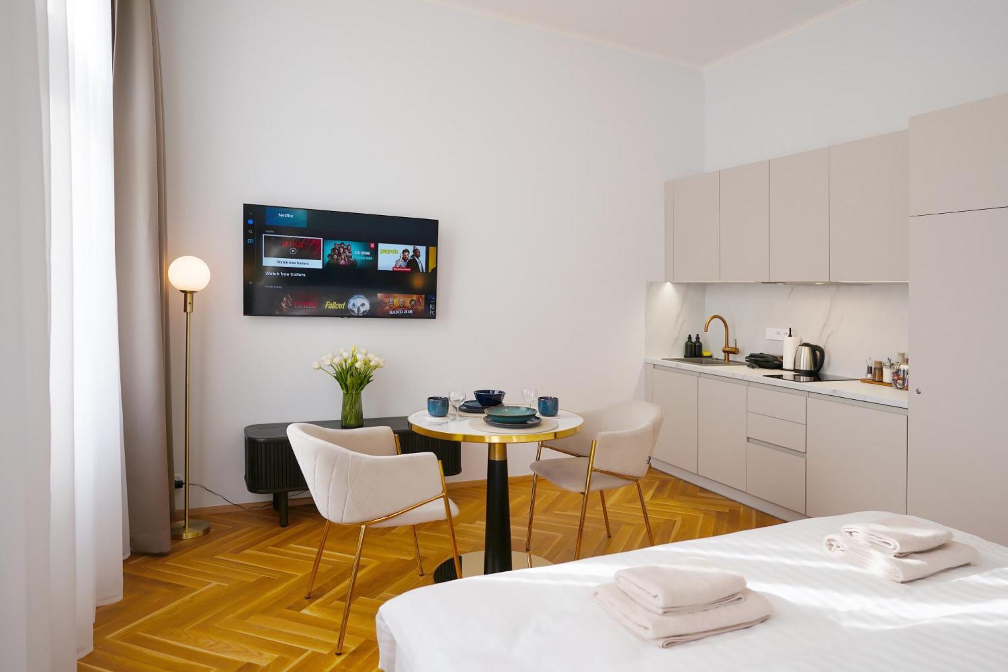 Luxemi Apartments I City Center Premium Studio Praha Rom bilde